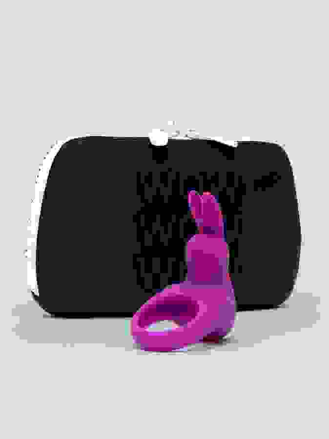 Happy Rabbit Cock Ring Kit (2 Piece), Black, hi-res